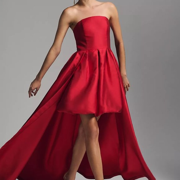 Anthropologie Hutch Strapless High-Low Bubble Dress - Picture 4 of 13